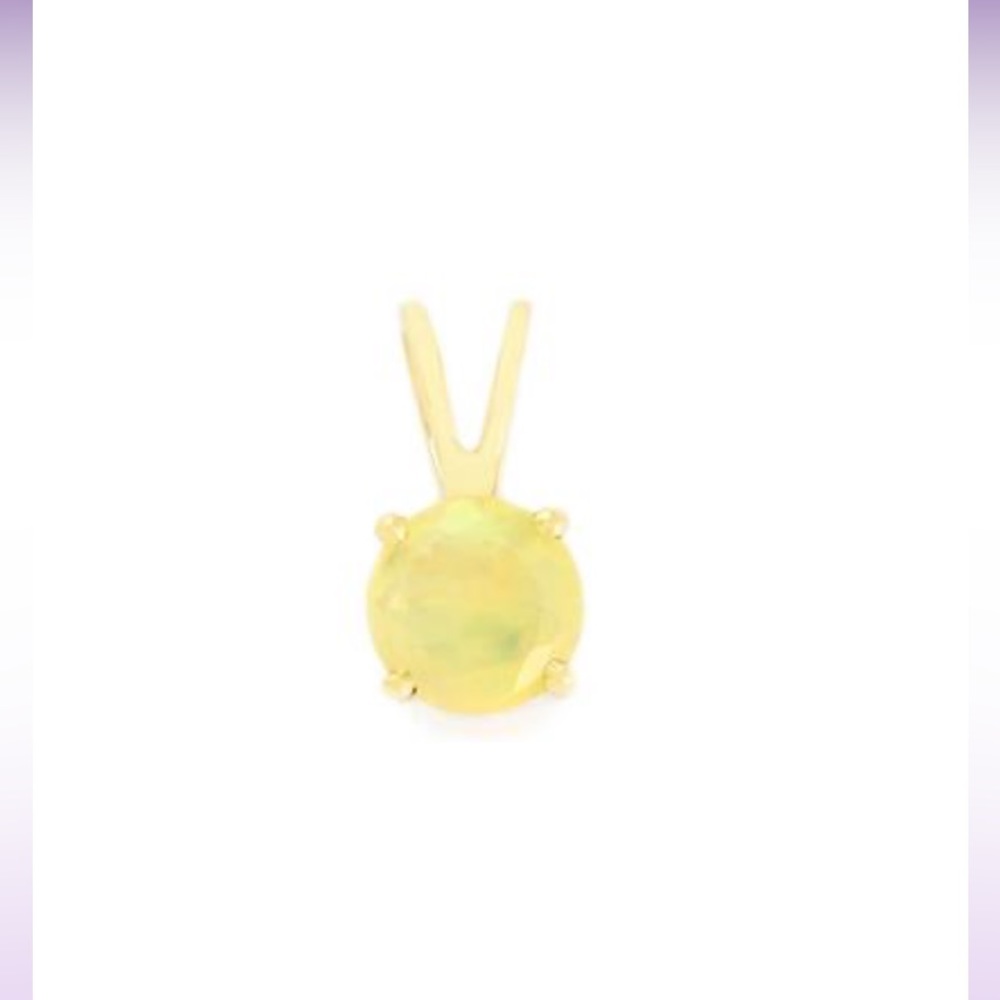 Ethiopian Opal 10k Gold Pendant 0.31ct